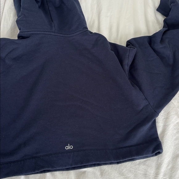 Alo cropped hoodie navy - Picture 4 of 4